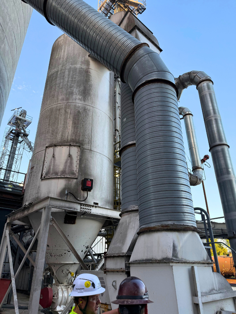 dust collection stack